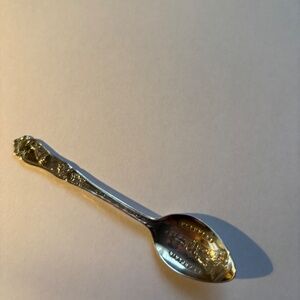 Sterling Champlain Monument Quebec Souvenir Spoon